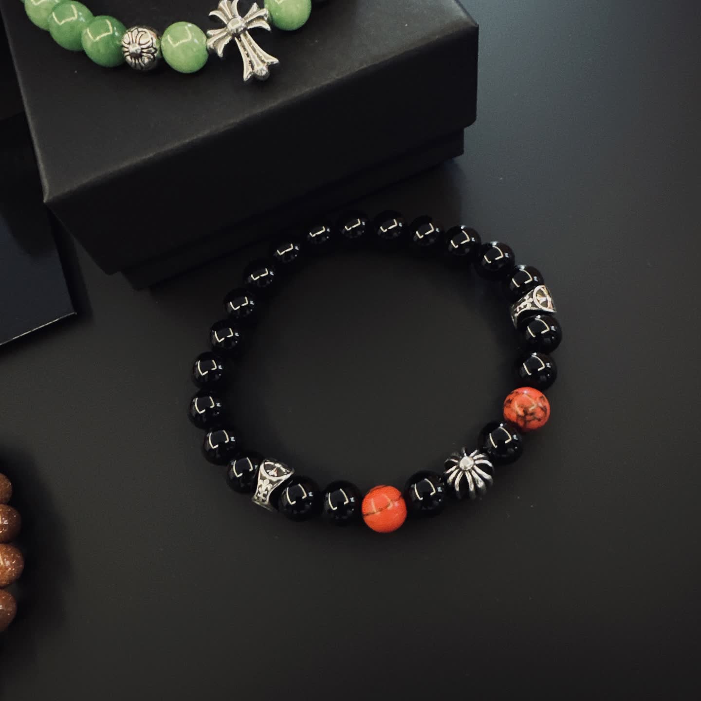 Chrome Hearts Beaded Bracelet Set